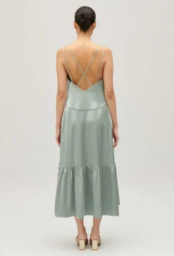 Robe Midi Satinee^Claudie Pierlot Hot