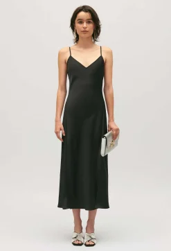 Robe Nuisette Midi Noire^Claudie Pierlot Flash Sale