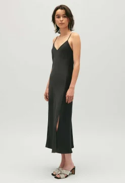 Robe Nuisette Midi Noire^Claudie Pierlot Flash Sale