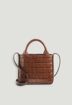 Sac Anoucko Nano Cuir Embosse Marron^Claudie Pierlot Store