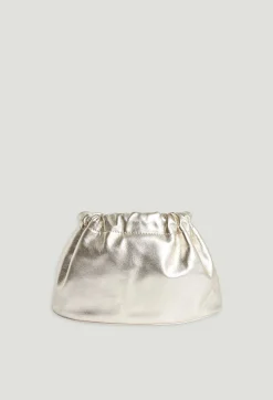 Sac Bourse Cuir Lisse Dore^Claudie Pierlot New