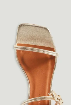 Sandales Cuir Dore^Claudie Pierlot Sale