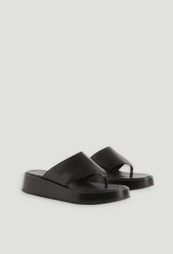 Sandales Cuir Noir^Claudie Pierlot New