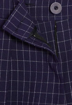 Short Carreaux Indigo^Claudie Pierlot Cheap