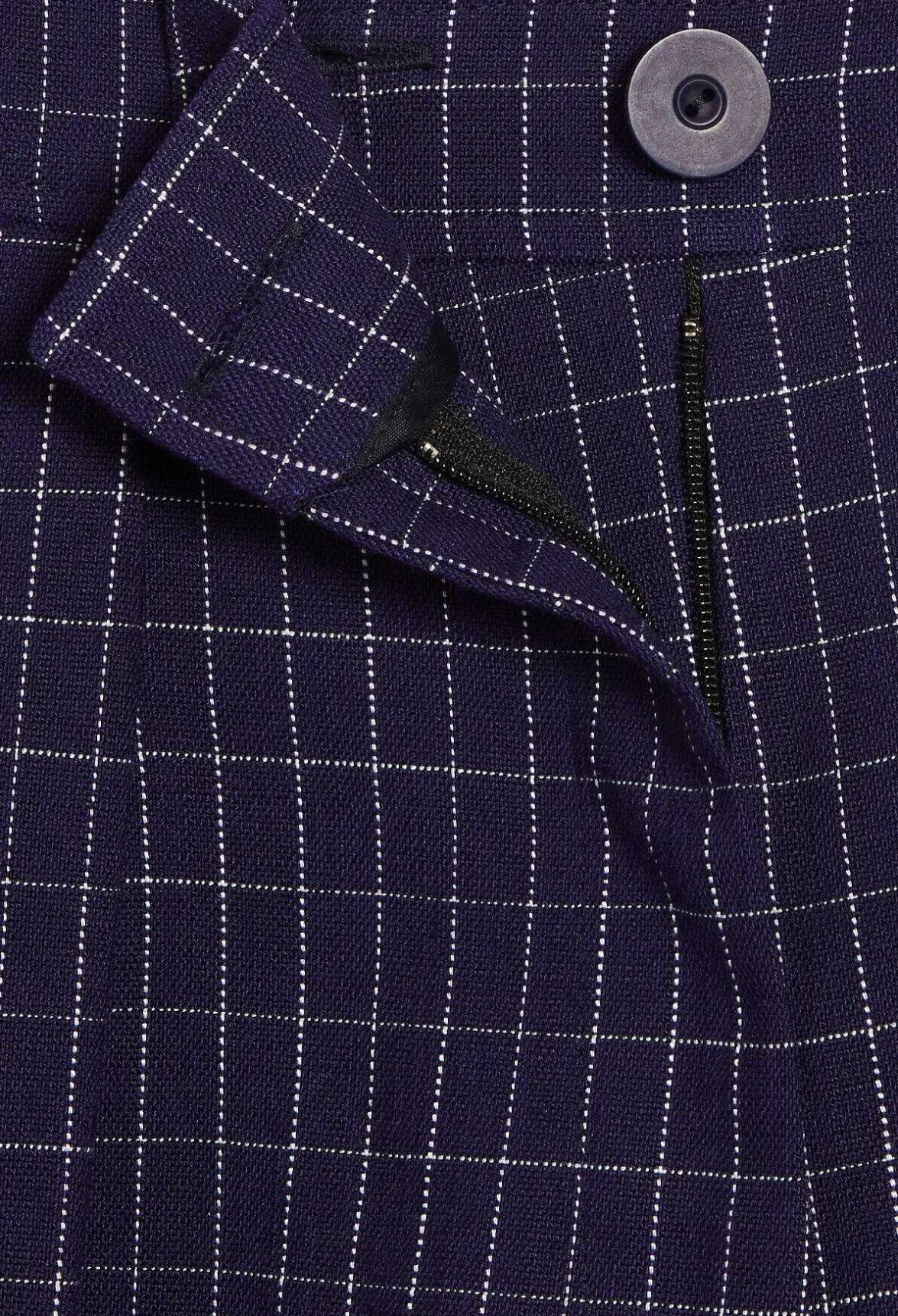 Short Carreaux Indigo^Claudie Pierlot Cheap