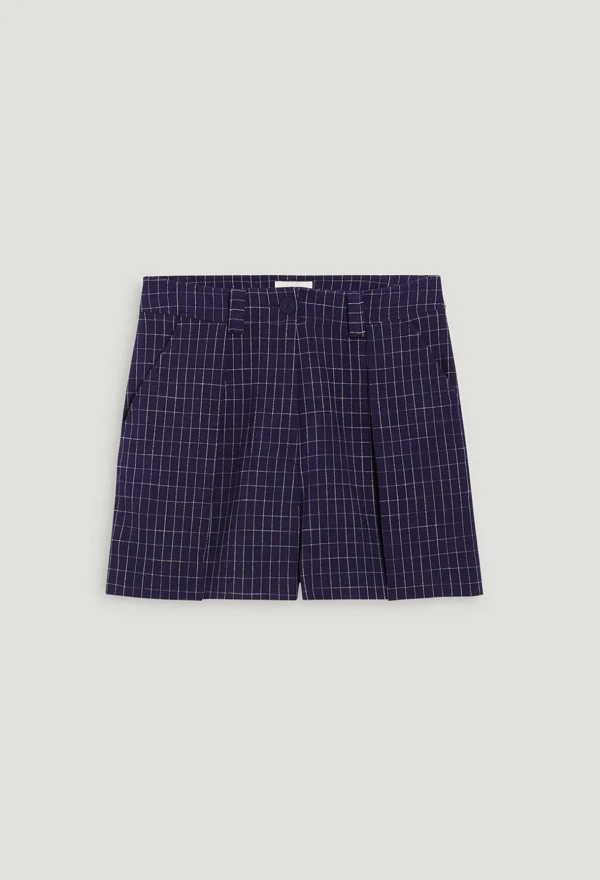 Short Carreaux Indigo^Claudie Pierlot Cheap