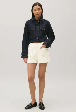 Short En Tweed Ivoire^Claudie Pierlot Shop