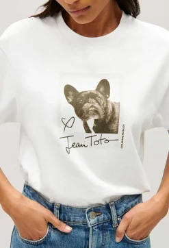 Tee-Shirt Imprime Jean Toto^Claudie Pierlot Cheap