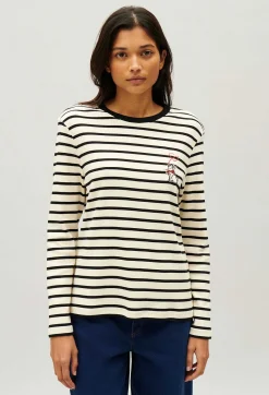 Tee-Shirt Mariniere Jean Toto Bicolore^Claudie Pierlot Clearance
