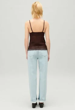 Top Crochet Marron^Claudie Pierlot Best