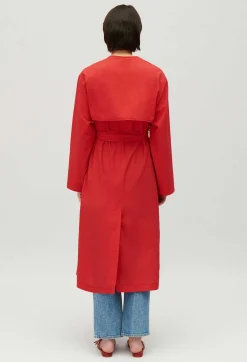 Trench Long Rouge^Claudie Pierlot Fashion
