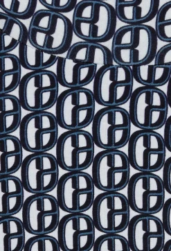T-Shirt Col Roule Monogramme Bleu^Claudie Pierlot Best Sale