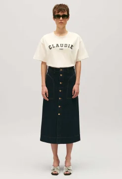 T-Shirt Manches Courtes Claudie Paris^Claudie Pierlot Flash Sale