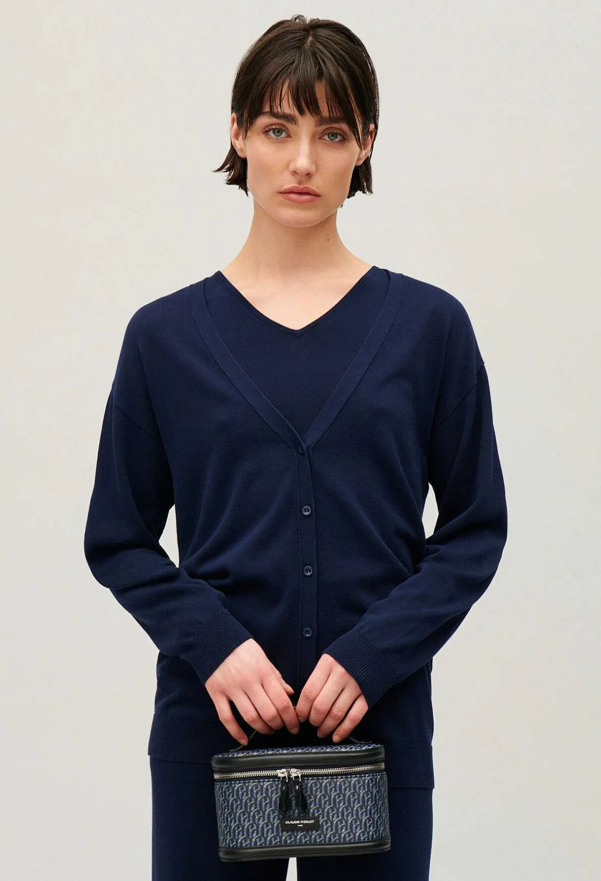 Vanity Toile Monogramme Marine^Claudie Pierlot Online