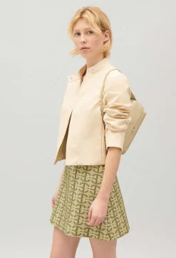 Veste Biker Beige Clair^Claudie Pierlot Flash Sale