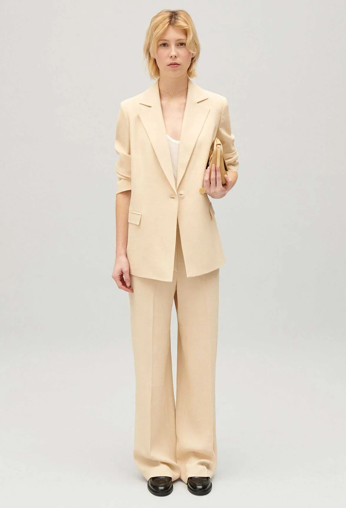 Veste Costume Texturee Beige^Claudie Pierlot Clearance