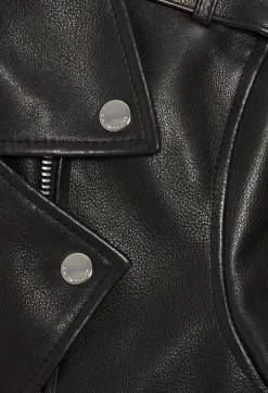 Veste Cuir Graine Noir^Claudie Pierlot Store