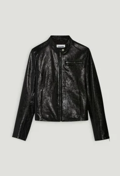 Veste Motard Cuir Noir^Claudie Pierlot Sale