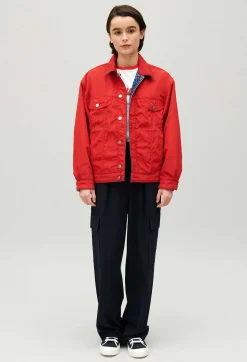Veste Oversize Denim Reversible^Claudie Pierlot Clearance