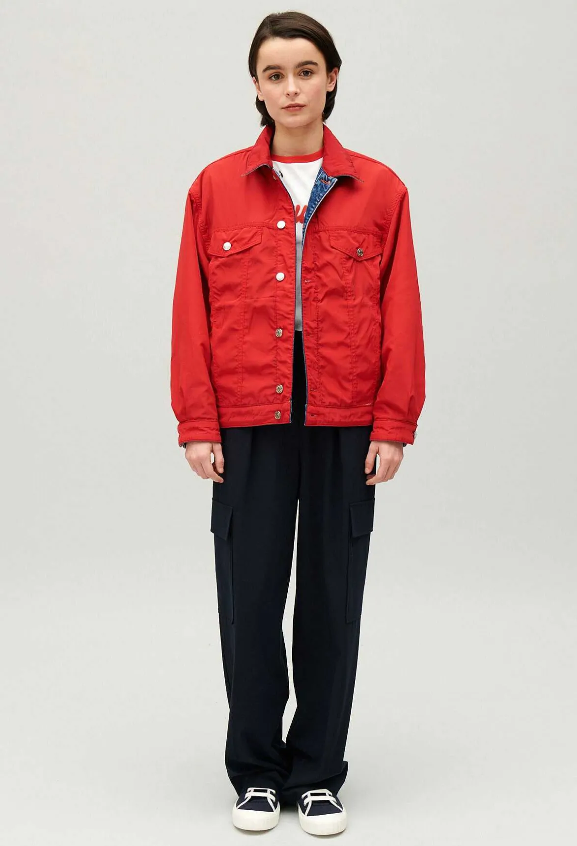 Veste Oversize Denim Reversible^Claudie Pierlot Clearance