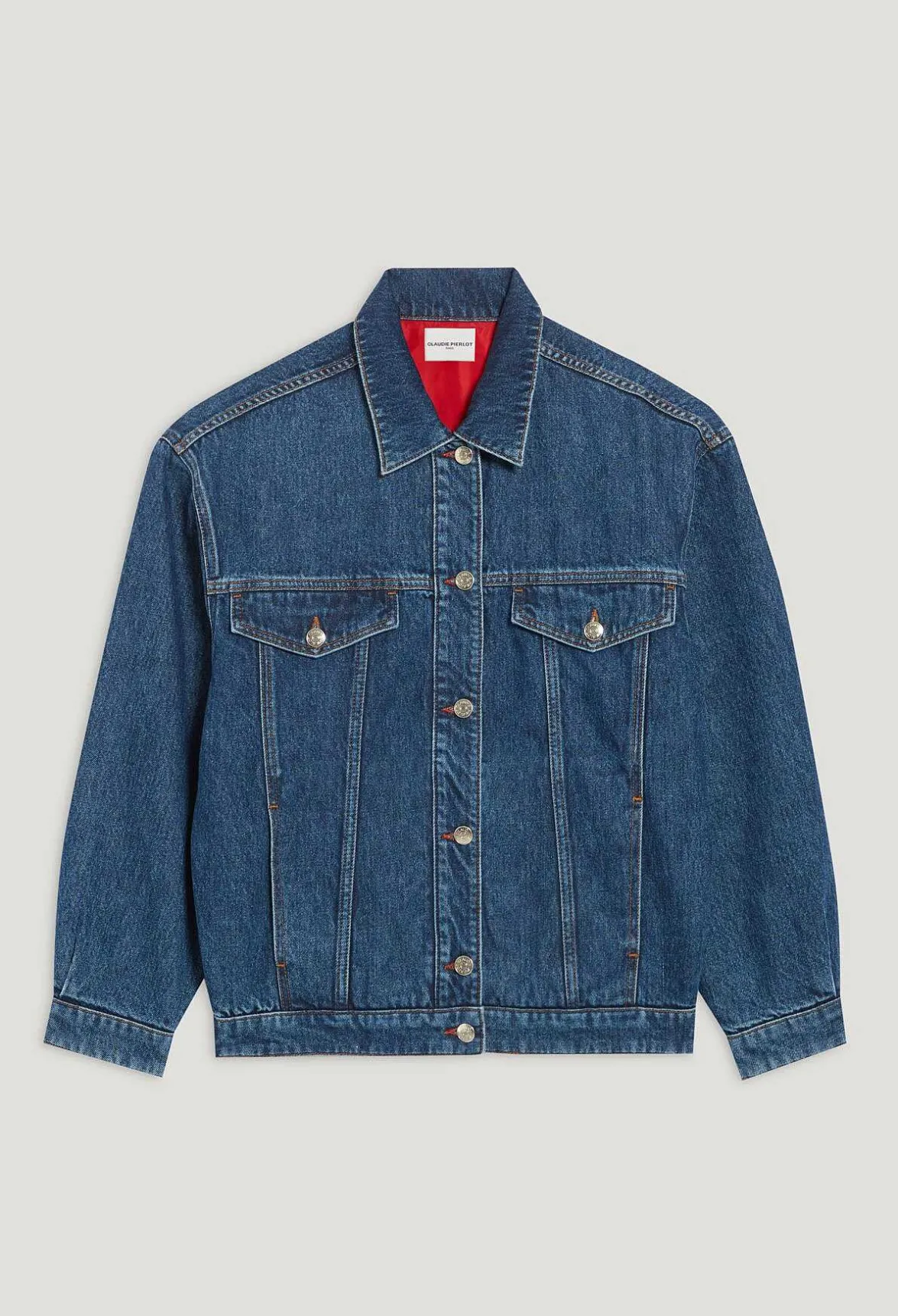 Veste Oversize Denim Reversible^Claudie Pierlot Clearance