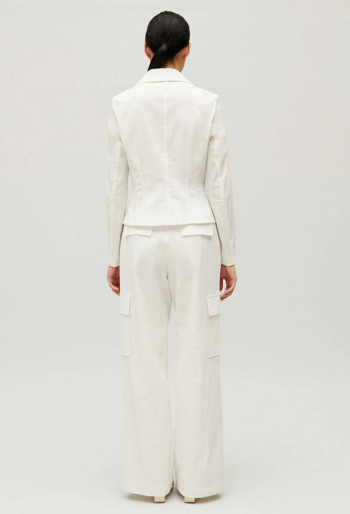 Veste Tailleur Cintree Blanche^Claudie Pierlot Online