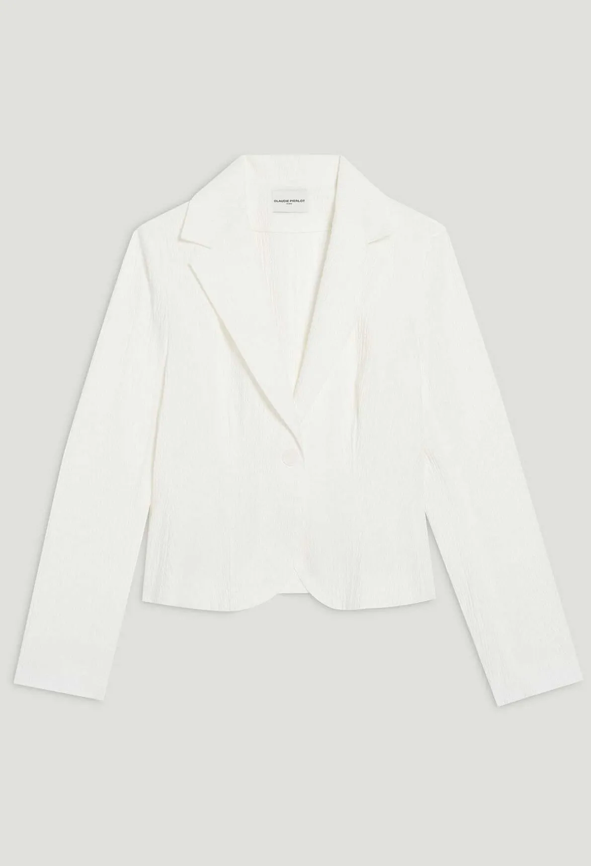 Veste Tailleur Cintree Blanche^Claudie Pierlot Online