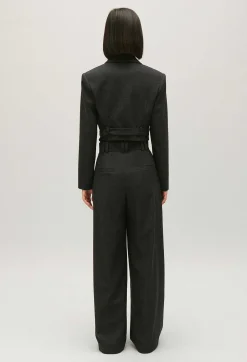 Veste Tailleur Courte Gris Chine^Claudie Pierlot Best Sale